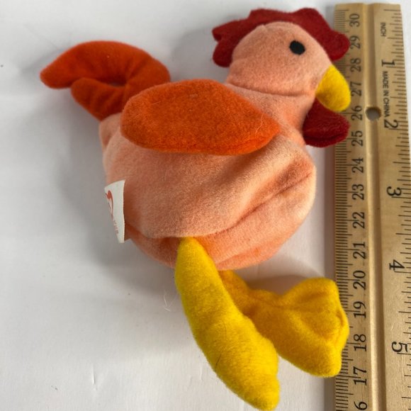 TY Teenie Beanie Baby Strut the Rooster Vintage - Picture 5 of 5